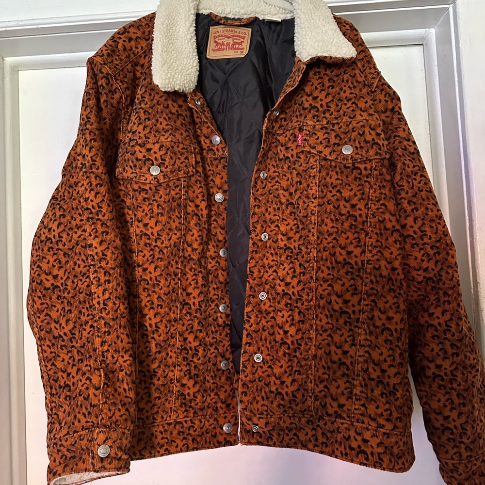 Levi original Ladies 3x sporty coat Jacket animal print insulated